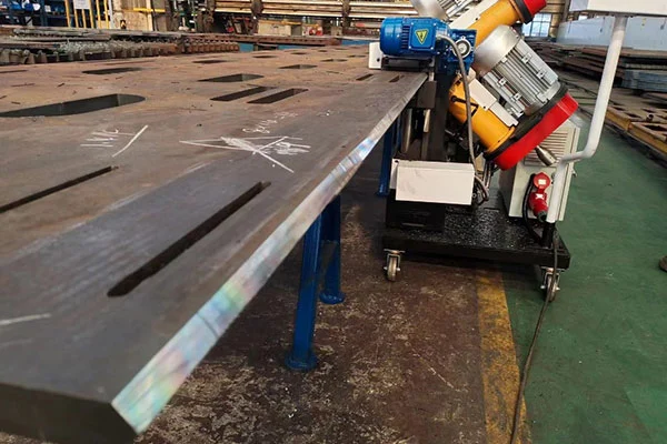 Automatic Plate Edge Milling Machine On-site Application